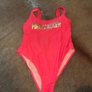 Firecracker bathing suit
